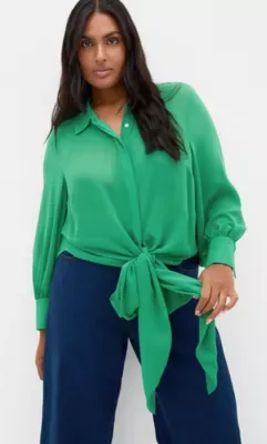 Jane Tie Hem Shirt