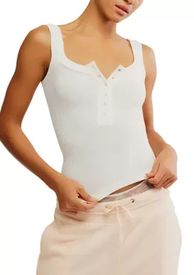 Clean Slate Henley Tank Top by Free People