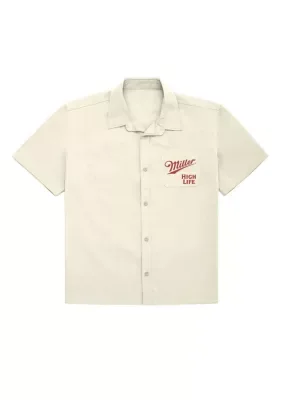 Miller High Life Brewing Life Button Up by Miller High Life