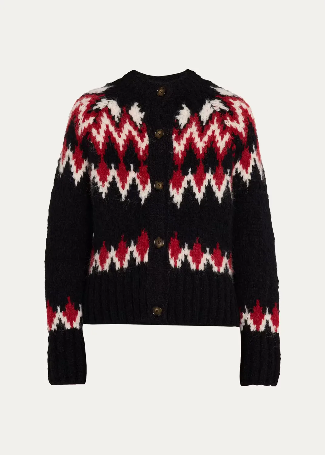 Christina Fair Isle-Inspired Cardigan
