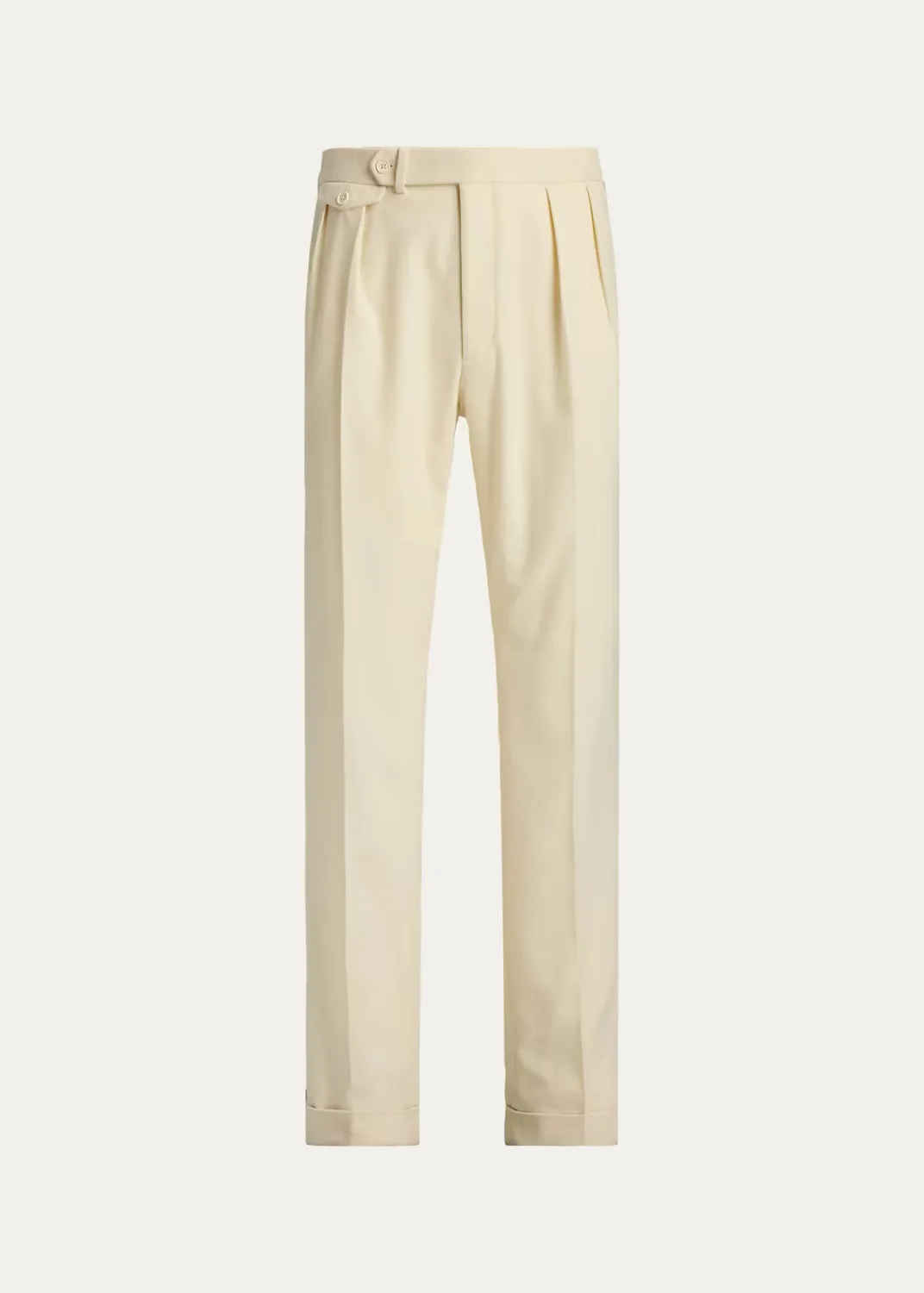 Gregory Hand-Tailored Wool Trousers by Ralph Lauren