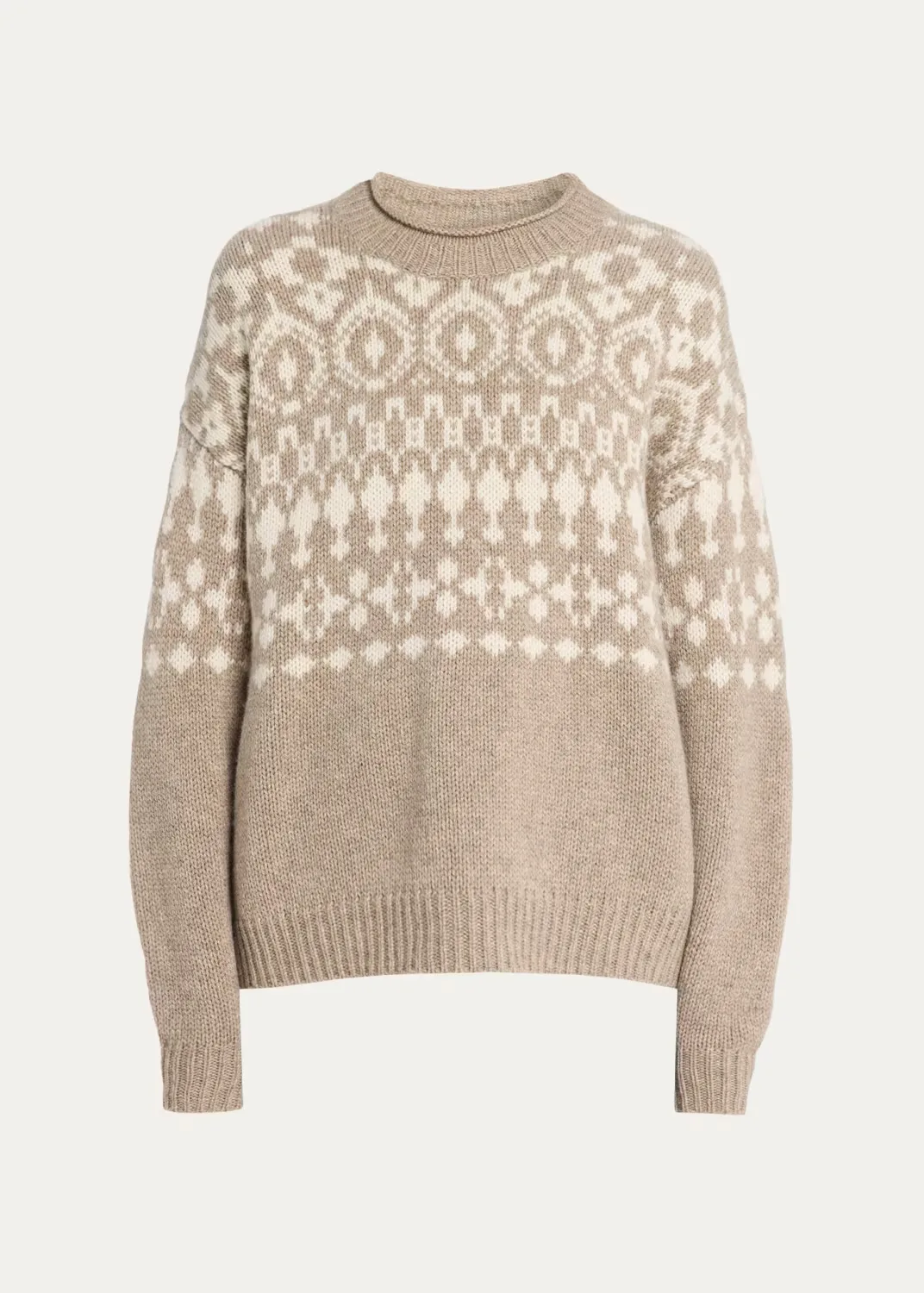 The Fair Isle Cashmere Crewneck Sweater