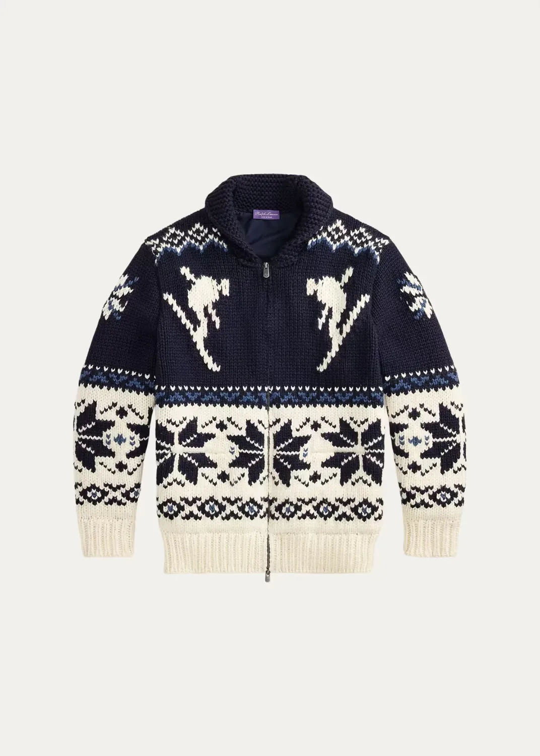 Wool-Cashmere Shawl Cardigan by Ralph Lauren