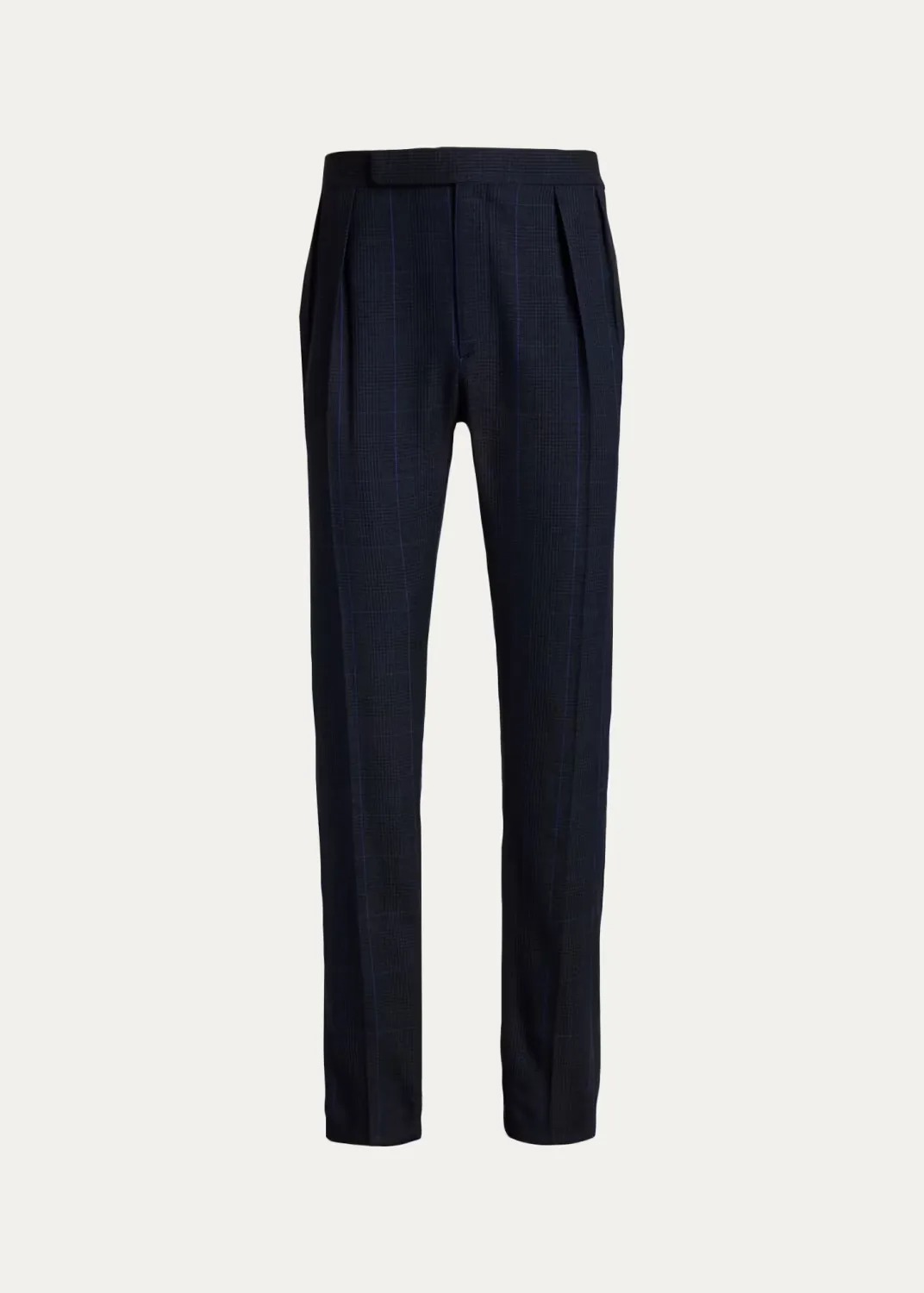 Gregory Hand-Tailored Cashmere Pleated Trousers by Ralph Lauren