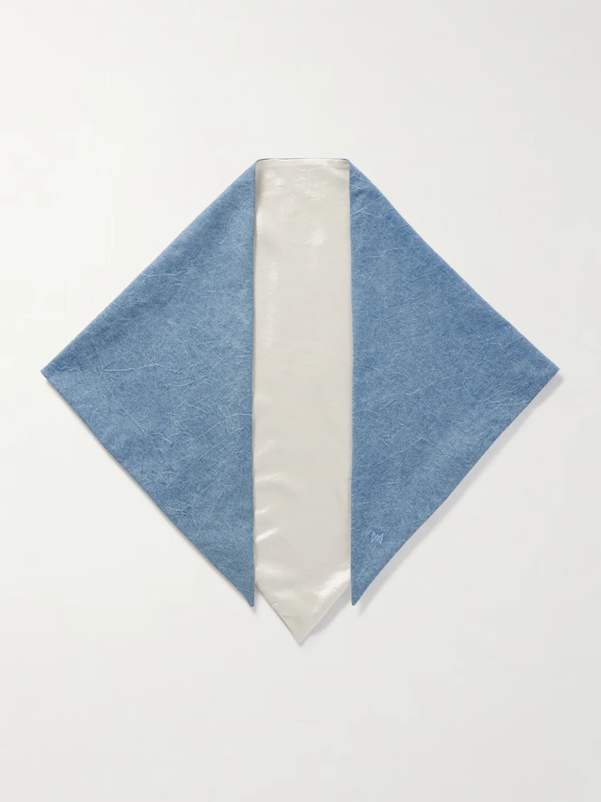 - + Maria Mcmanus Organic And Recycled Denim Scarf -