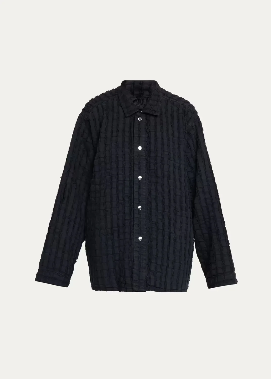 Sophie Frayed Striped Shirt by HAIKURE