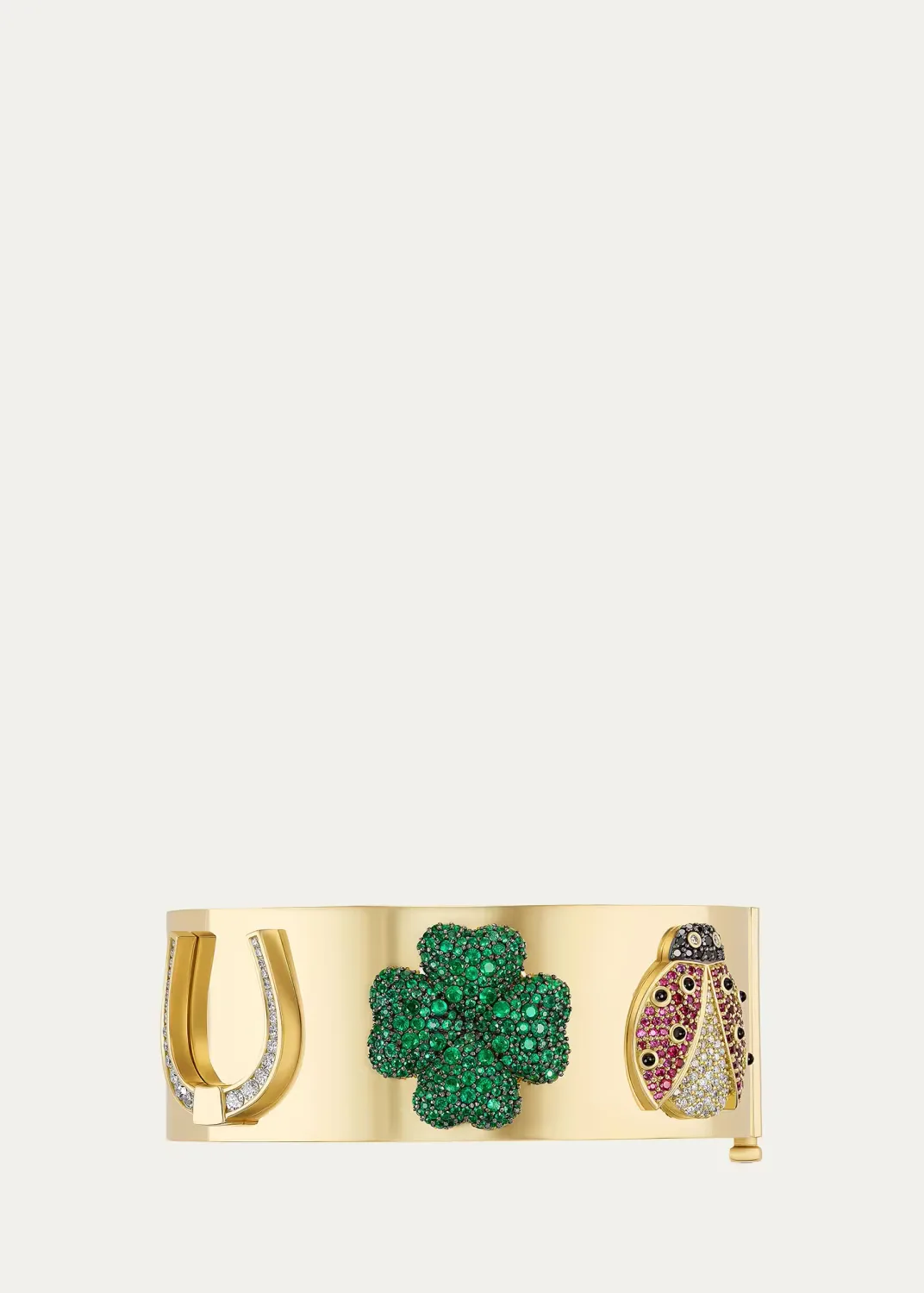 18K Lucky Bangle Bracelet by Grace Winfrey