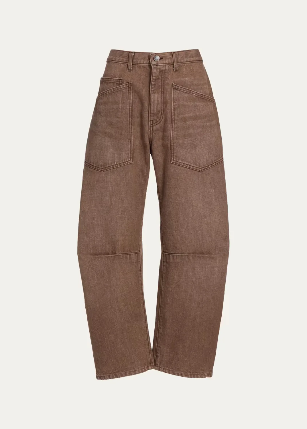 Shon Barrel-Leg Ankle Jeans by Nili Lotan