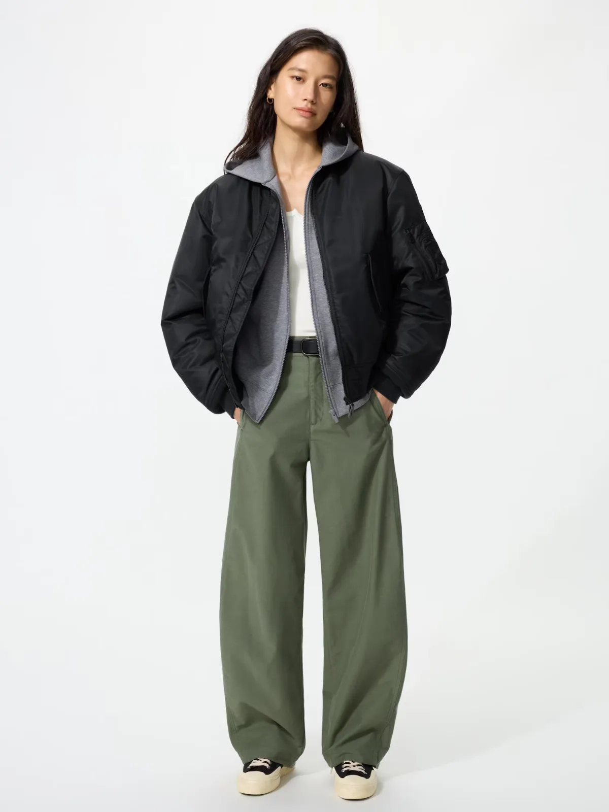 Jersey Barrel Pants Tall by Uniqlo