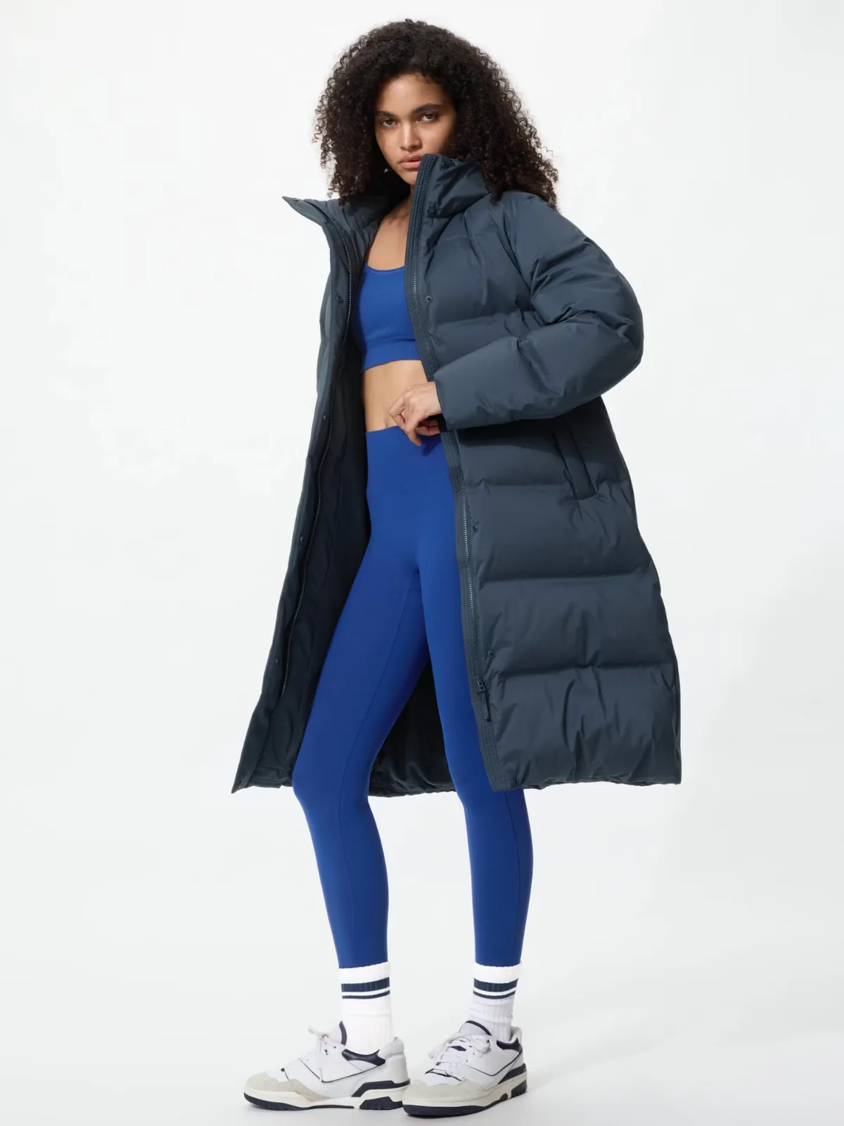 Seamless Down Long Coat by Uniqlo