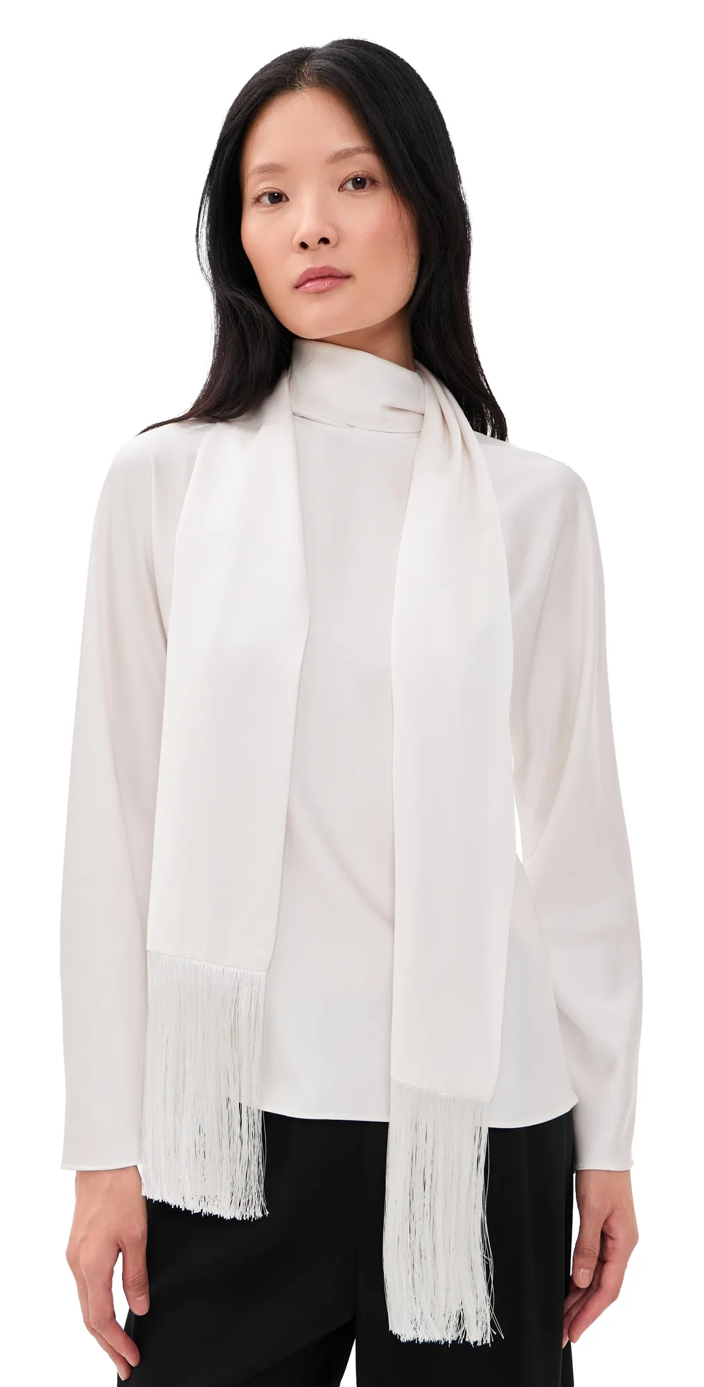 Leona Scarf Satin Top by ALIGNE