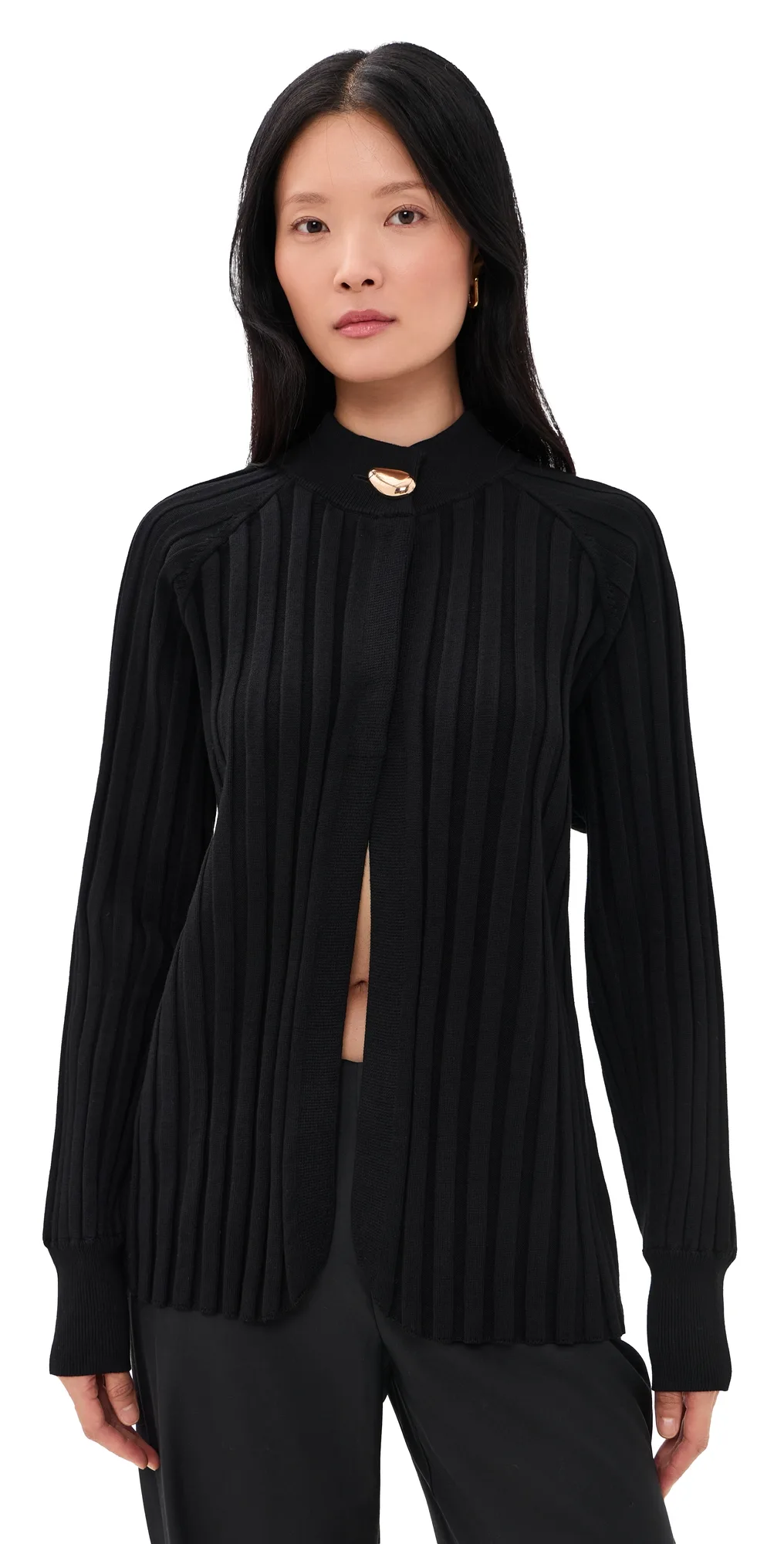 Mabel Wide Rib Knit Cardigan by ALIGNE