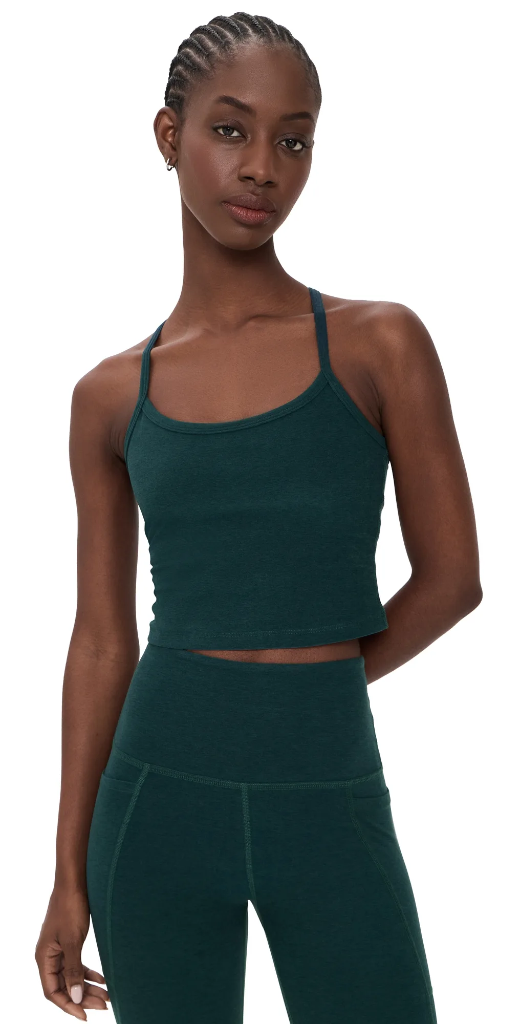 Spacedye Slim Racerback Cropped Tank by Beyond Yoga