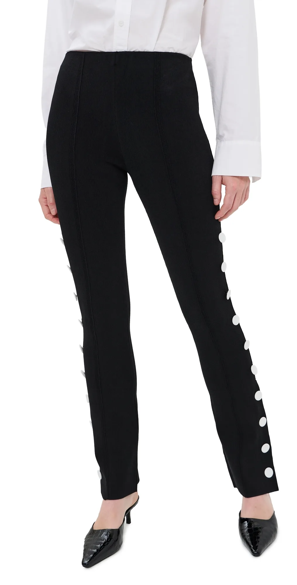 Martina Pants in Compact Stretch Viscose by Proenza Schouler