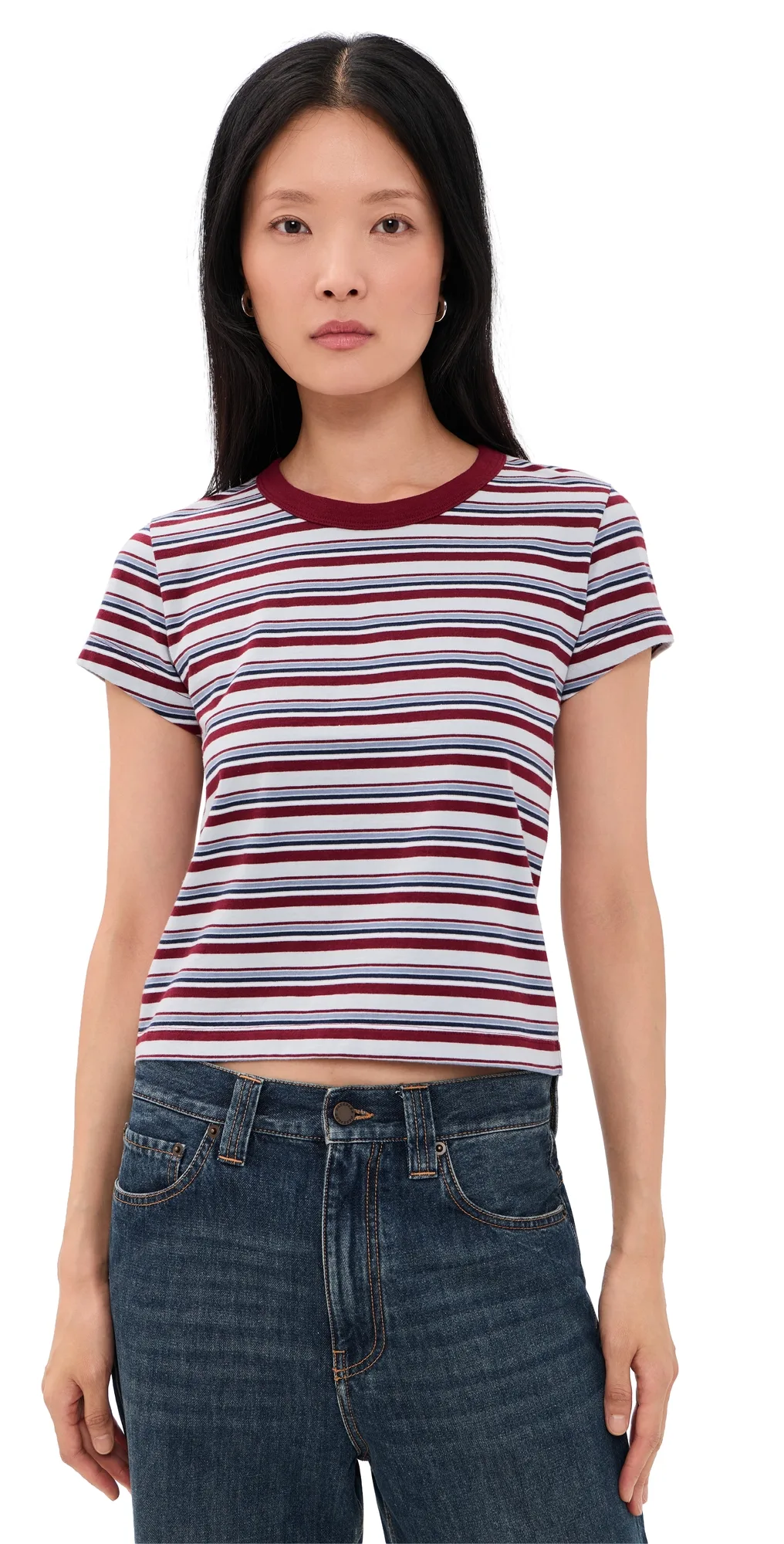 Kelly Stripe Perfect Tee by rag & bone