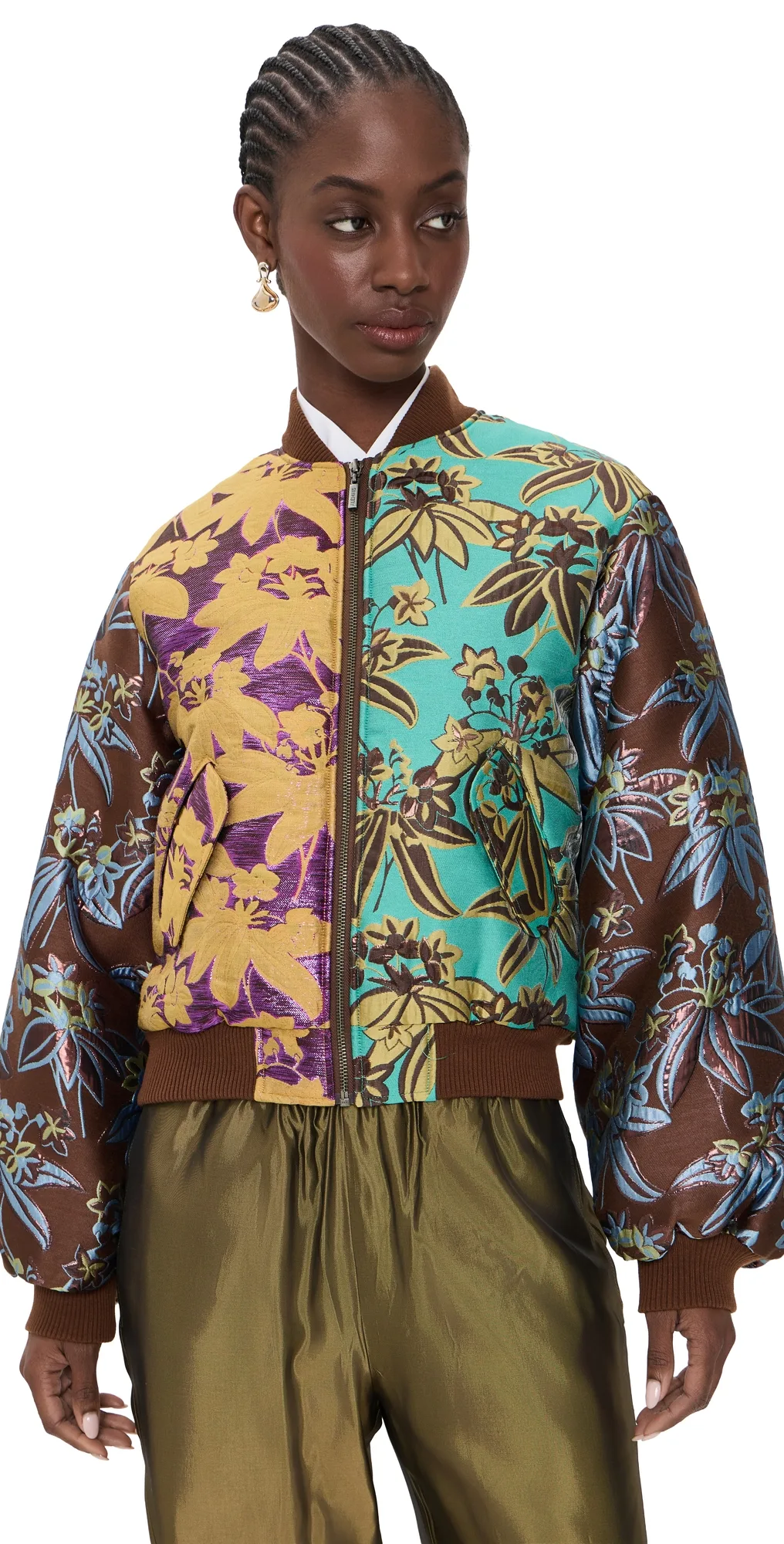 Bodie Jacquard Bomber Jacket by ALMAIS