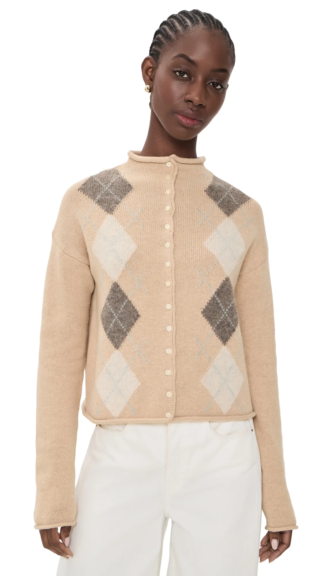 Taylor Argyle Cardigan