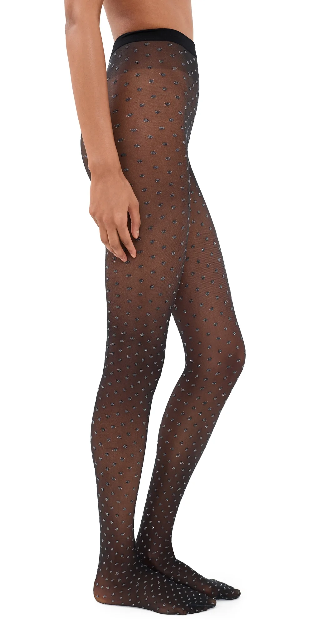 Shimmer Dot Tights by Wolford