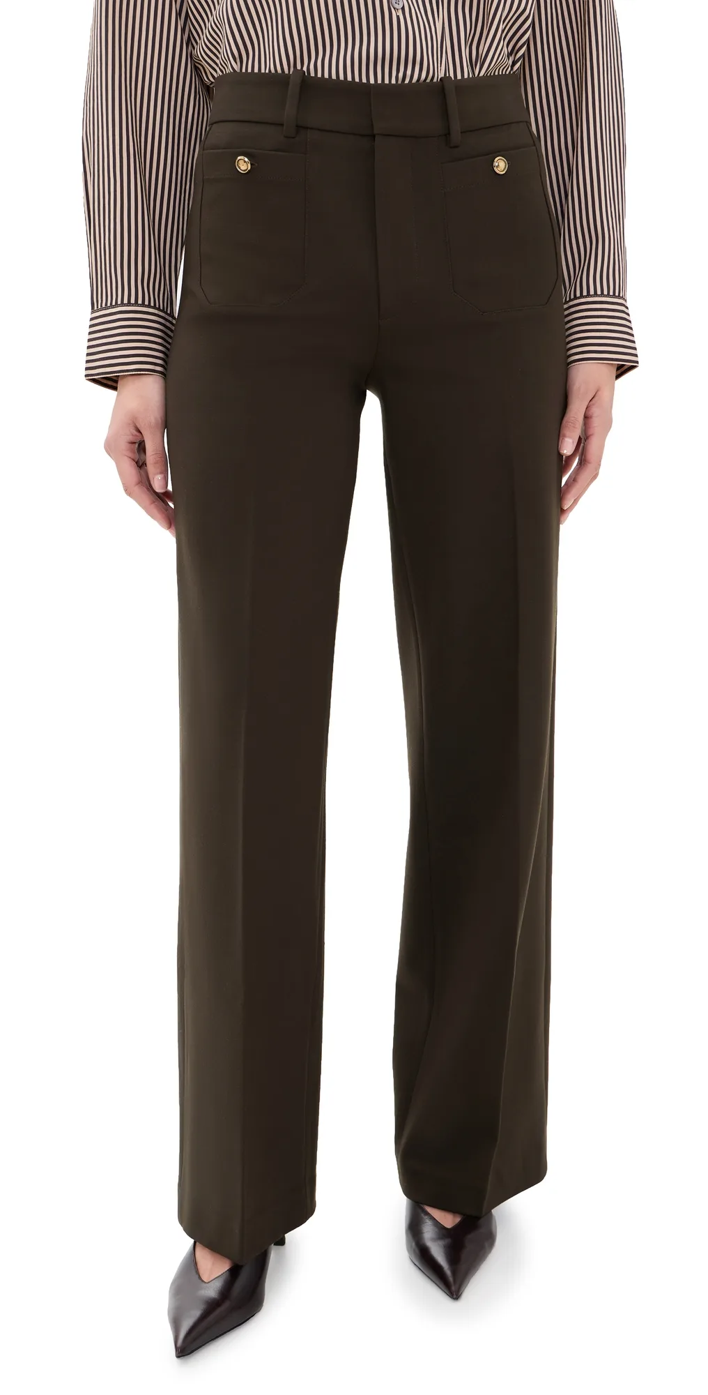 The Slim Palazzo Trousers by FRAME