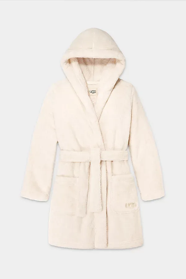 Aarti Plush Fleece Hooded Robe by UGG