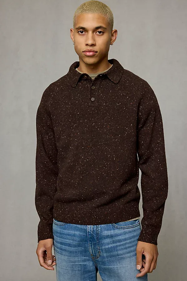 Raglan Donegal Sweater by Slate & Stone