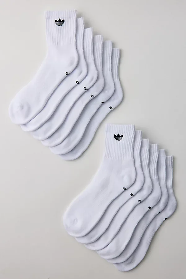 OG Trefoil Quarter Crew Sock 6-Pack by adidas