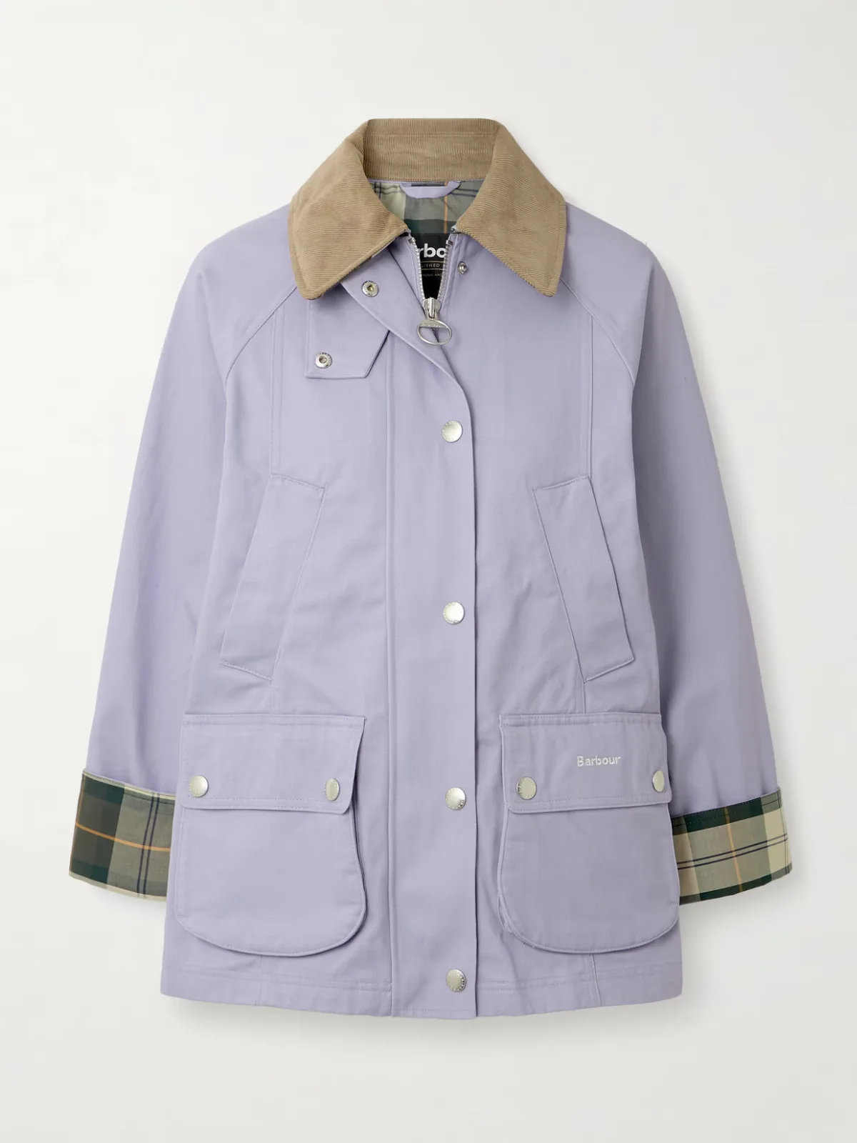 - Beadnell Convertible Corduroy-trimmed Cotton-twill Jacket -