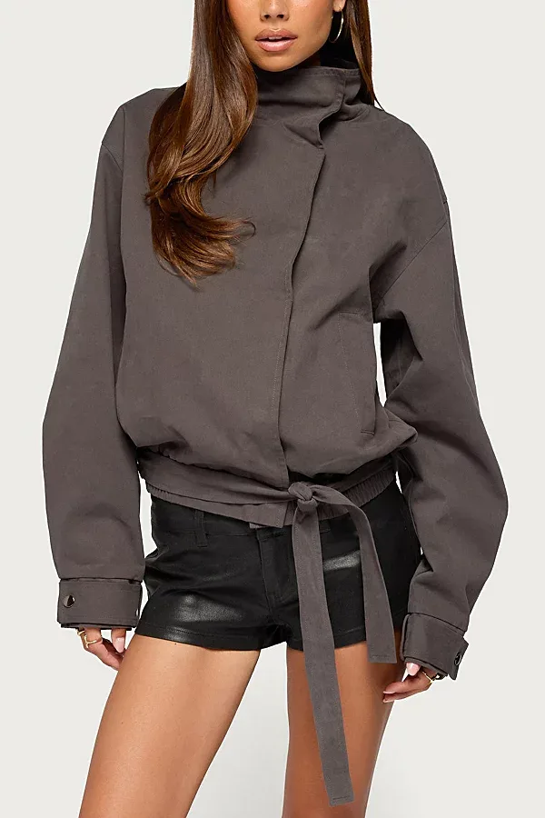 Aiza High Neck Jacket by Edikted