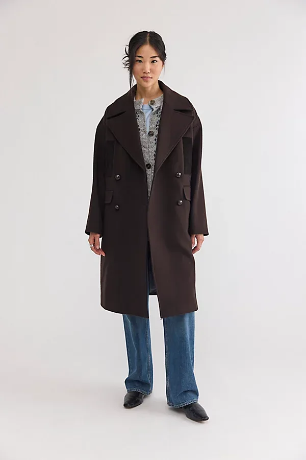 Vivian Wool Coat by Barbour