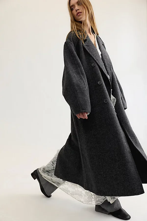 Libra Wool-Blend Coat by Free People