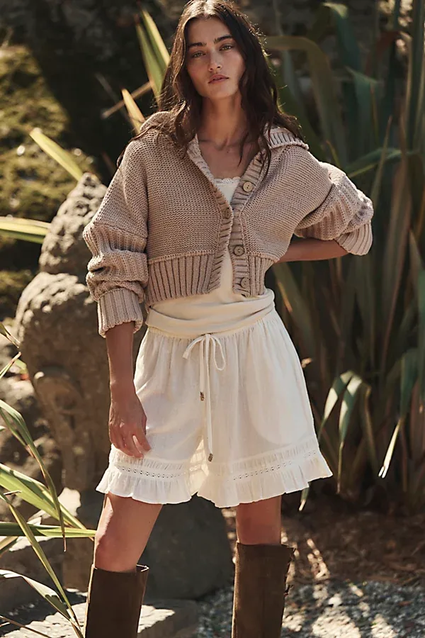 Free-Est Estelle Cropped Cardi