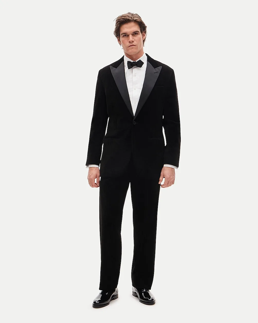 Relaxed-Fit Peak-Lapel Tuxedo Jacket in Italian Cotton Corduroy