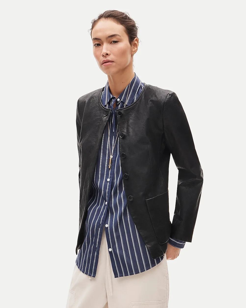 Leather Lady Jacket by J.Crew