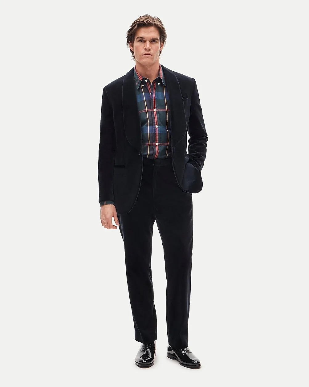 Crosby Classic-Fit Shawl-Collar Dinner Jacket in Velvet