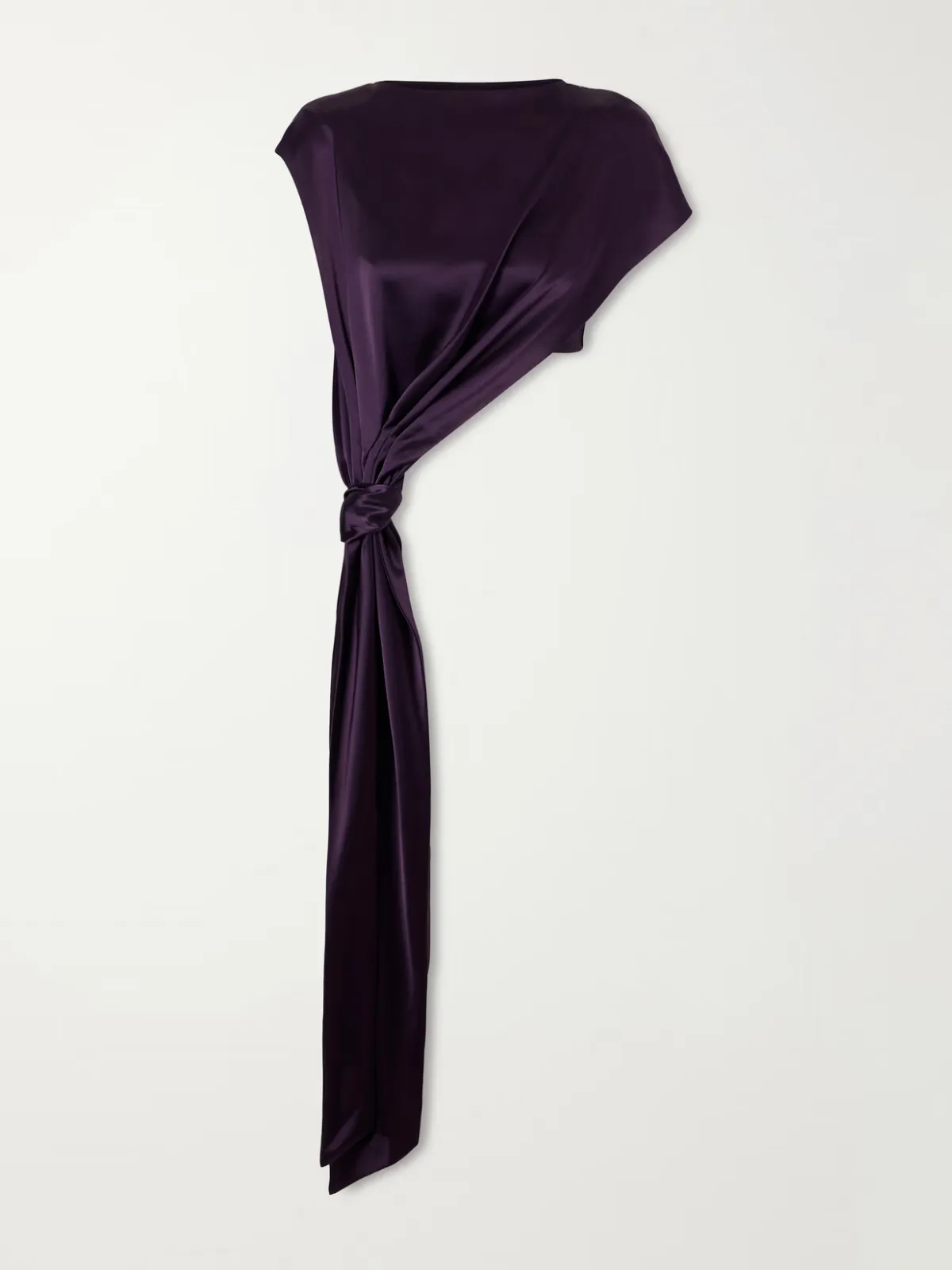 - Auriga Cropped Satin Top -