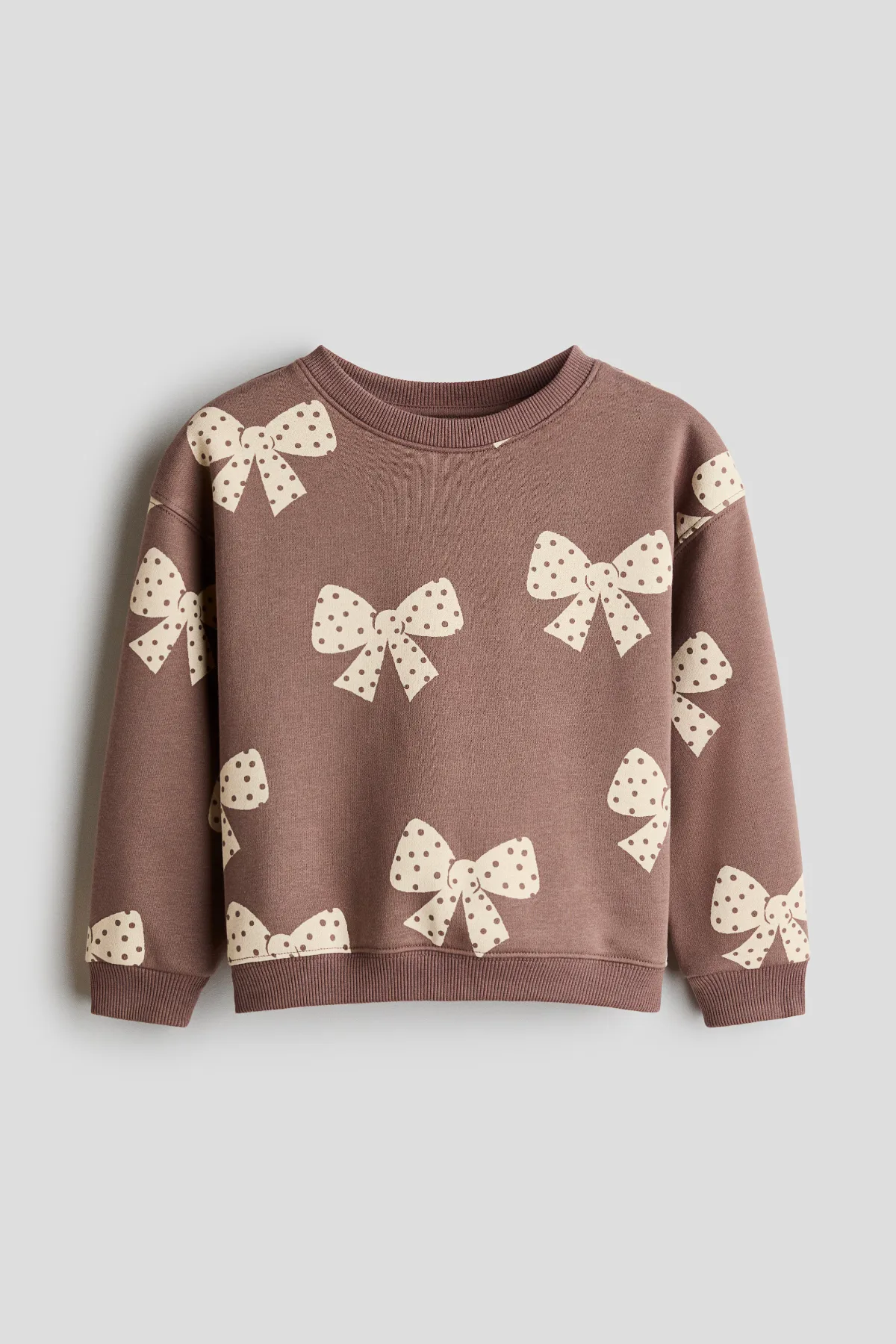 Brushed-Inside Sweatshirt with Printed Motif by H&M