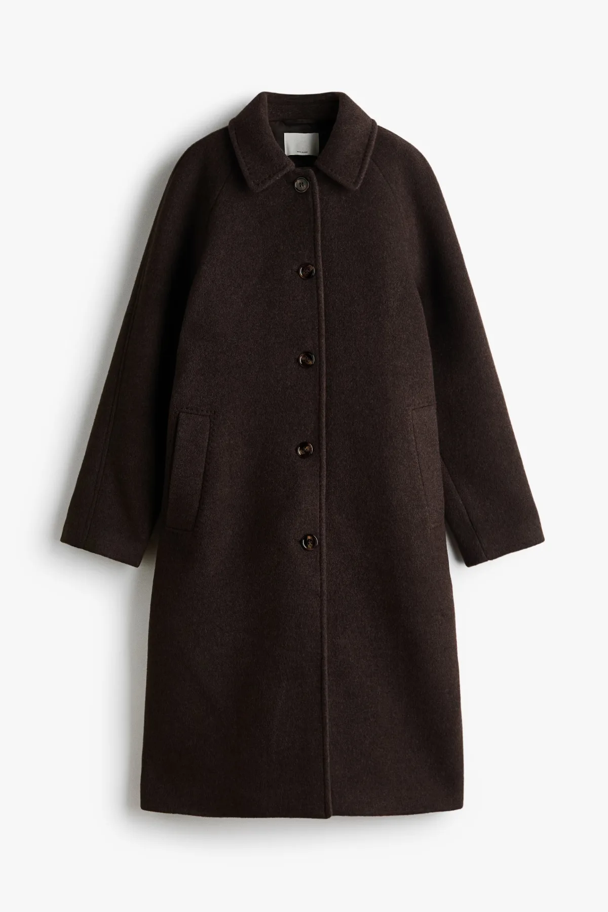Wool-Blend Car Coat by H&M