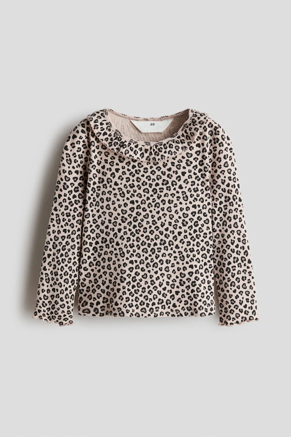 Ruffle-Detail Cotton Top by H&M