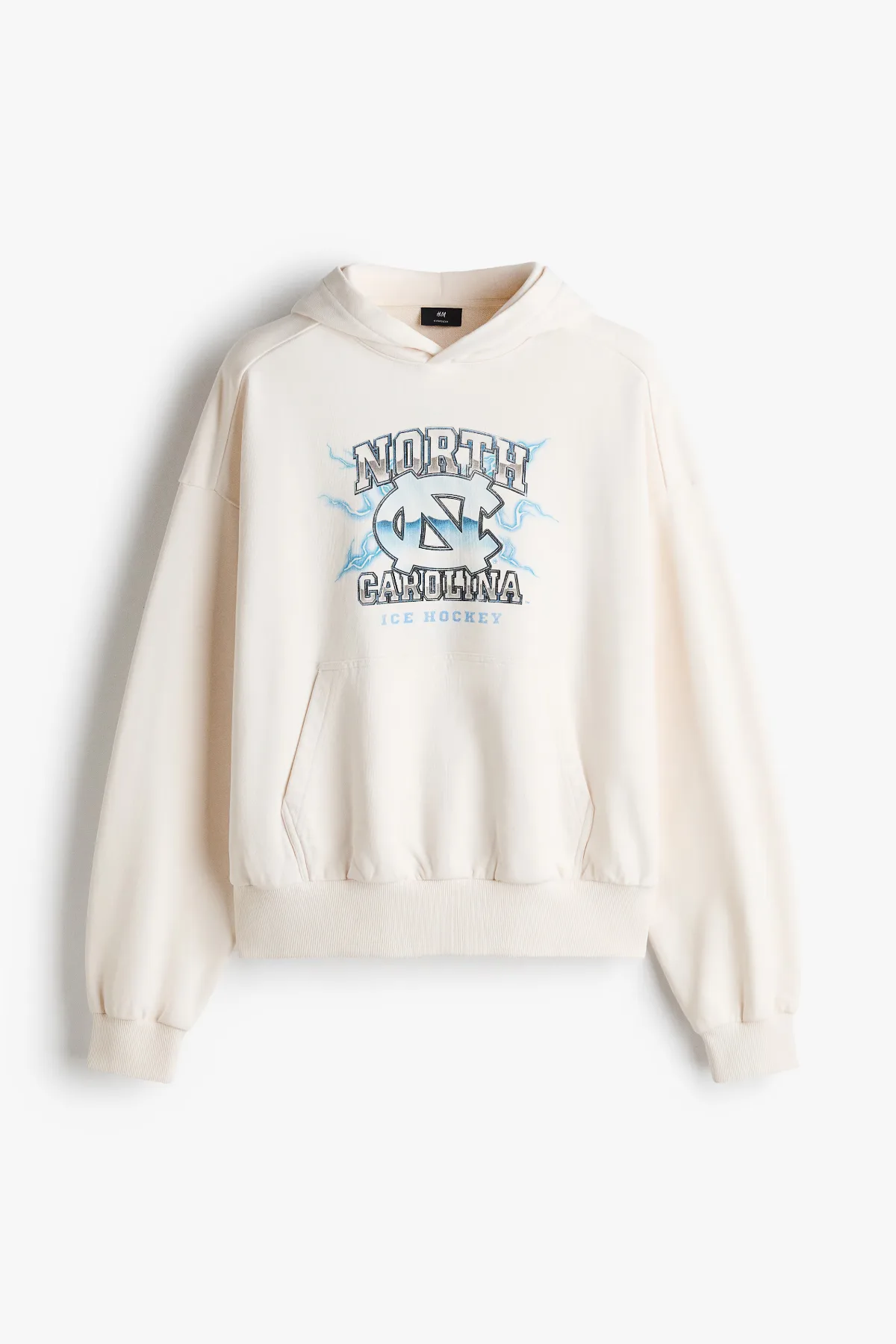 Oversized Printed Cotton Hoodie by H&M