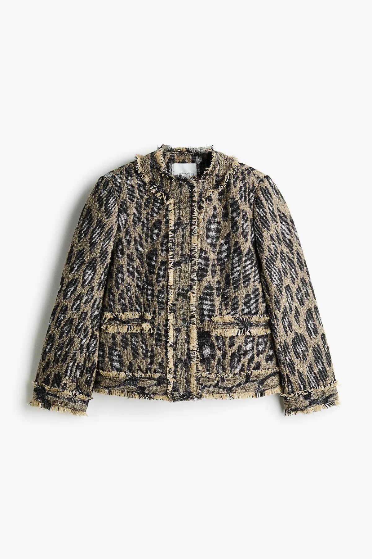 Frayed Jacquard-Weave Jacket by H&M
