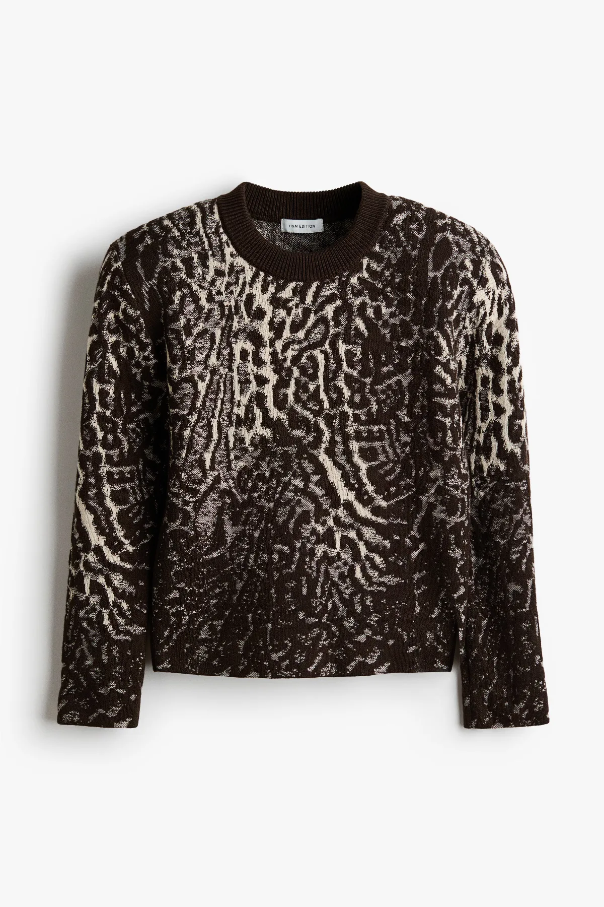 Merino Wool Sweater with Shoulder Pads by H&M