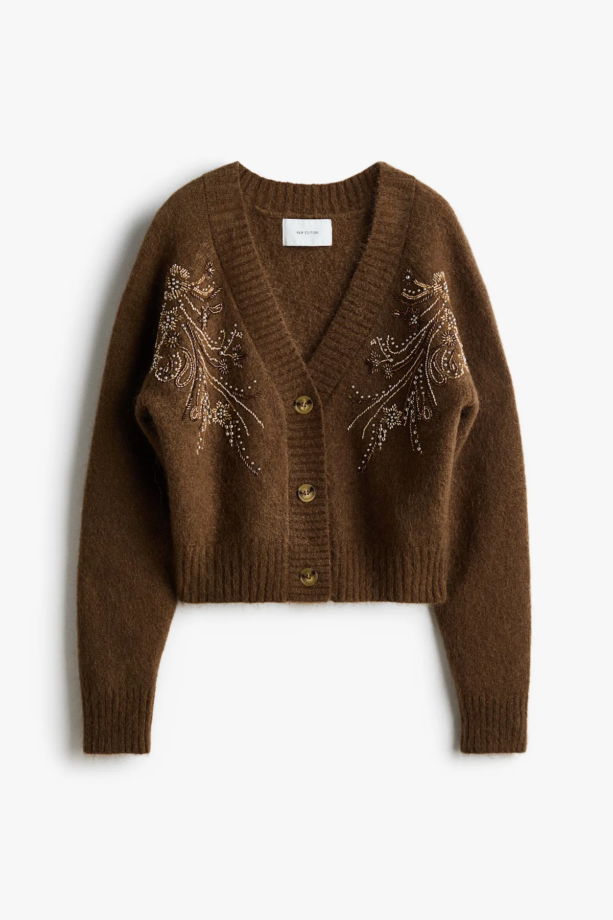 Beaded Mohair-Blend Cardigan by H&M