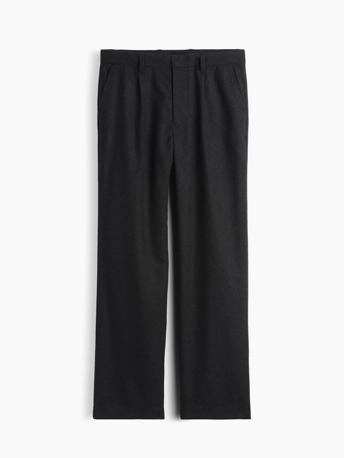 Wool-Blend Loose Pleated Trousers by Gap