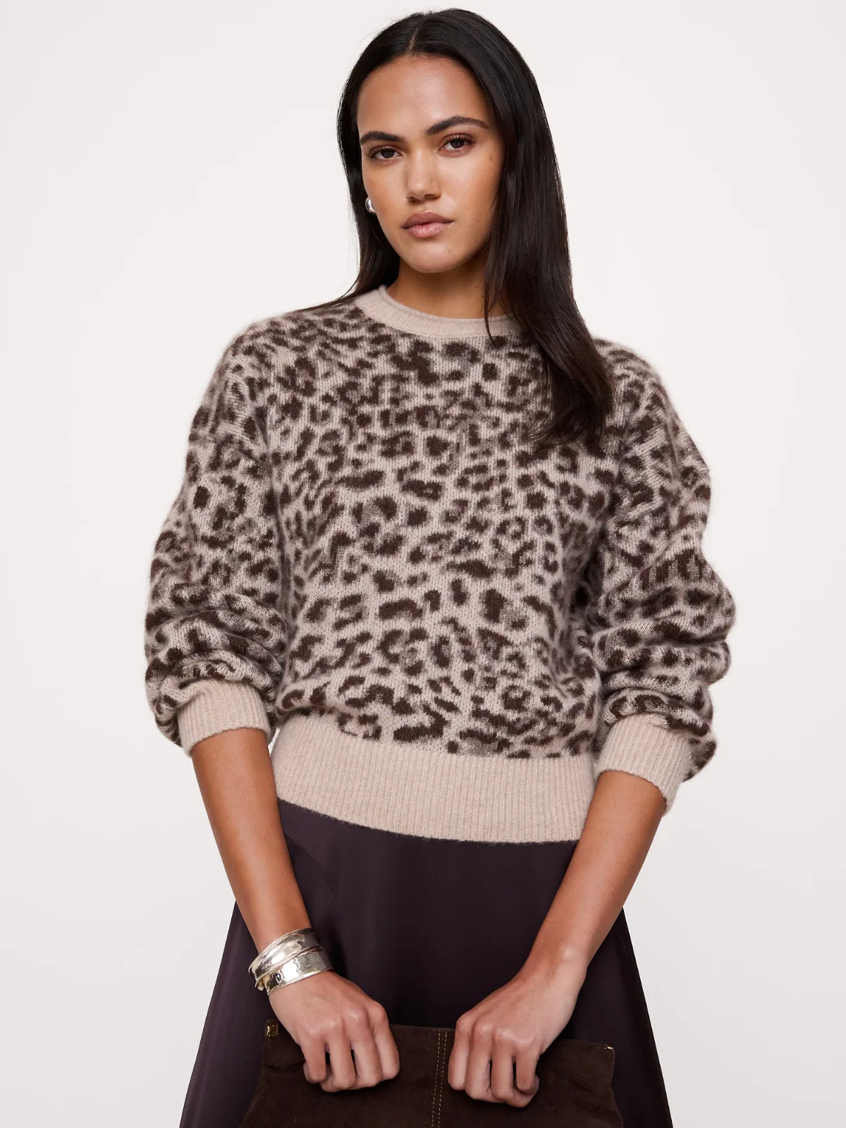 Cashmere-Silk Roll-Neck Sweater