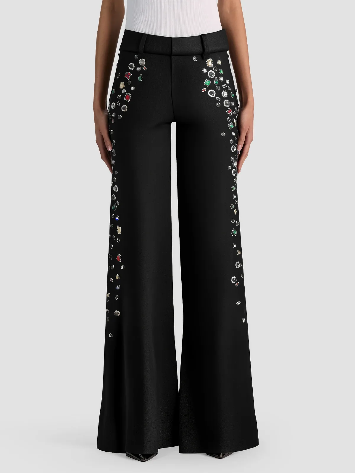 Alexander Embellished Trouser by Alice + Olivia