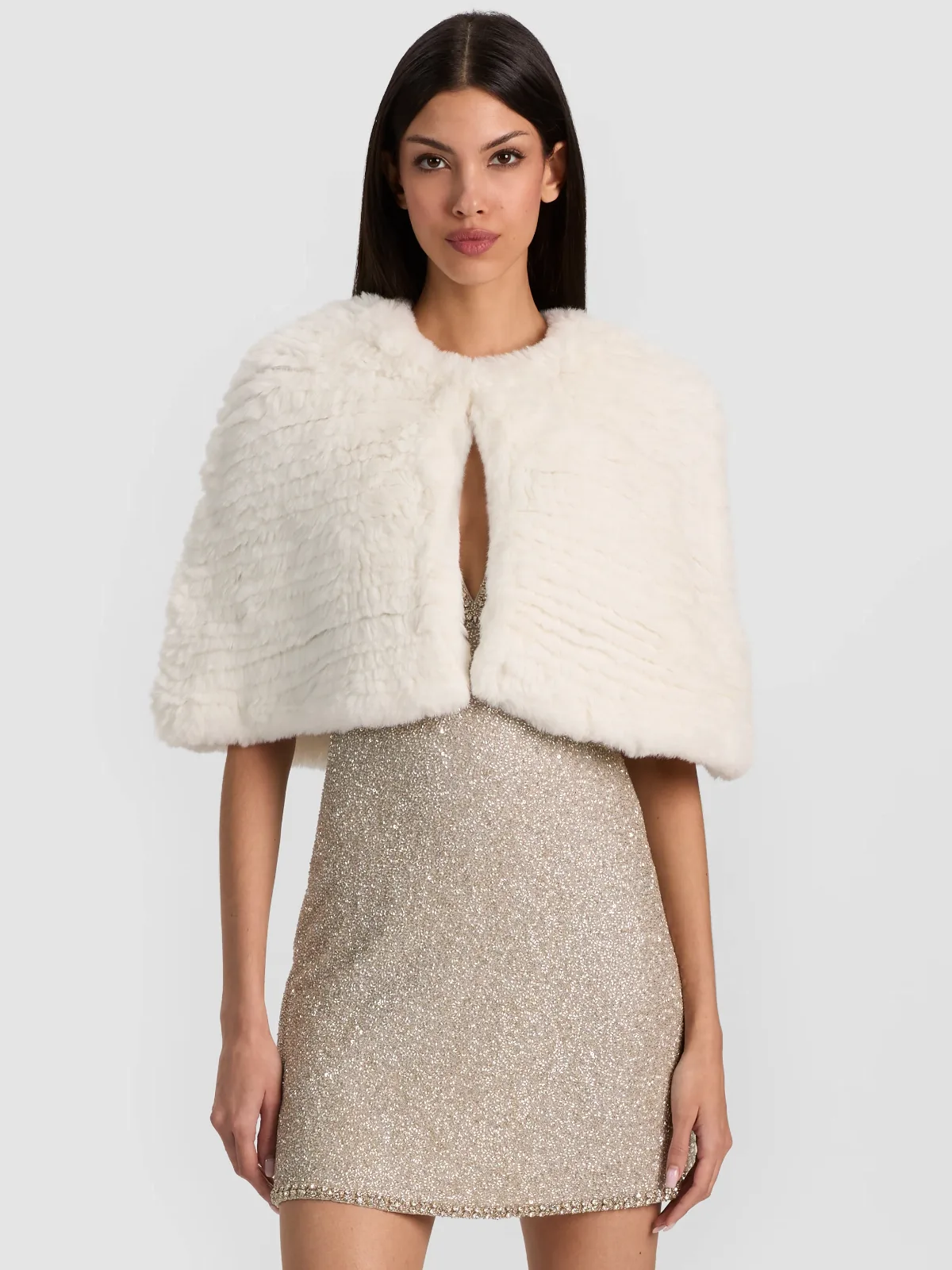 Deirdre Faux Fur Capelet