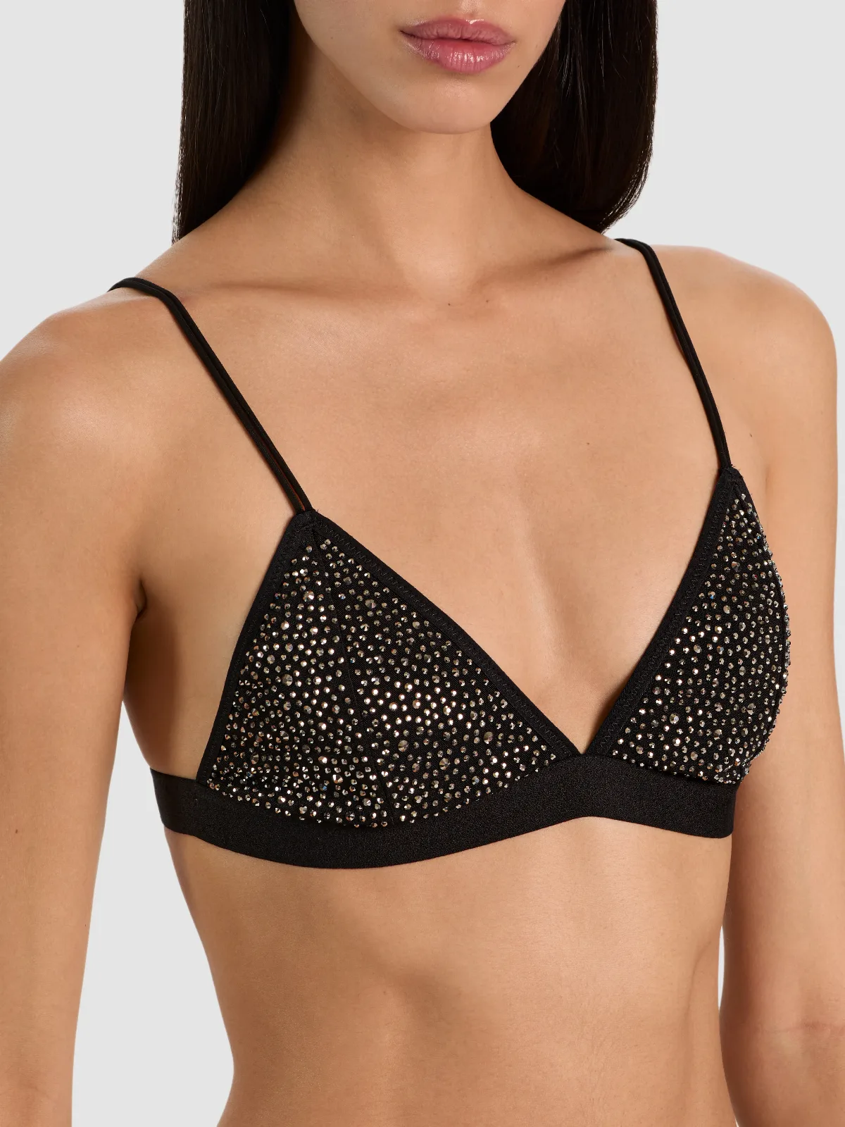 Lucia Embellished Bra Top by Alice + Olivia