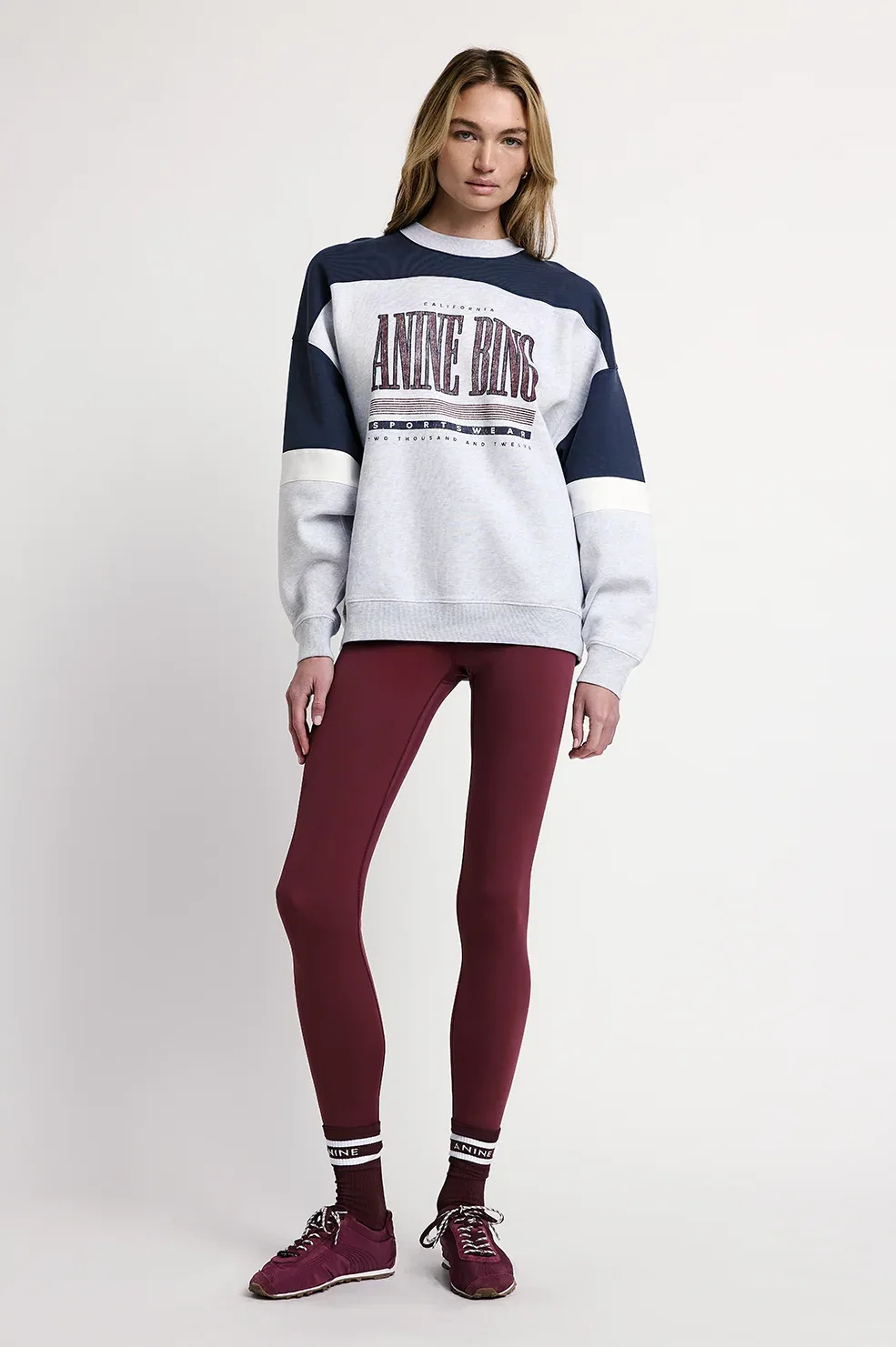 Miles Sweatshirt Sport Colorblock by ANINE BING