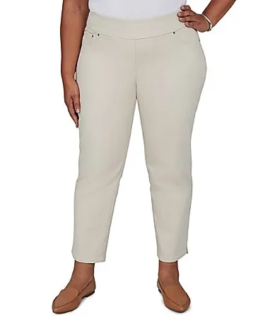 Stretch Denim Pull-On Ankle Pants by Ruby Rd