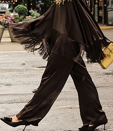 Antonio Melani x Style by Simkins Hampton Satin Wide Leg Coordinating Pants by Antonio Melani